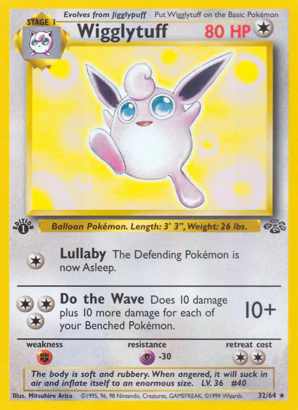 Carta Wigglytuff 32/64 de Jungle