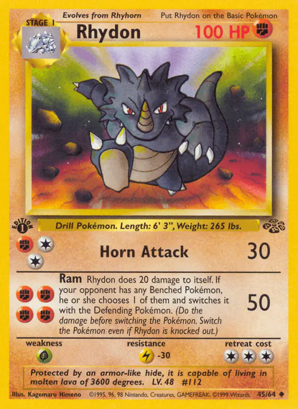 Carta Rhydon 45/64 de Jungle