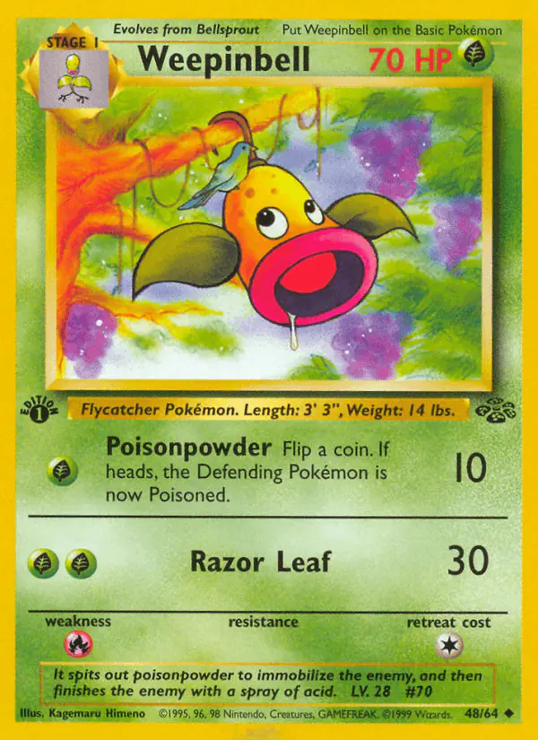 Carta Weepinbell 48/64 de Jungle