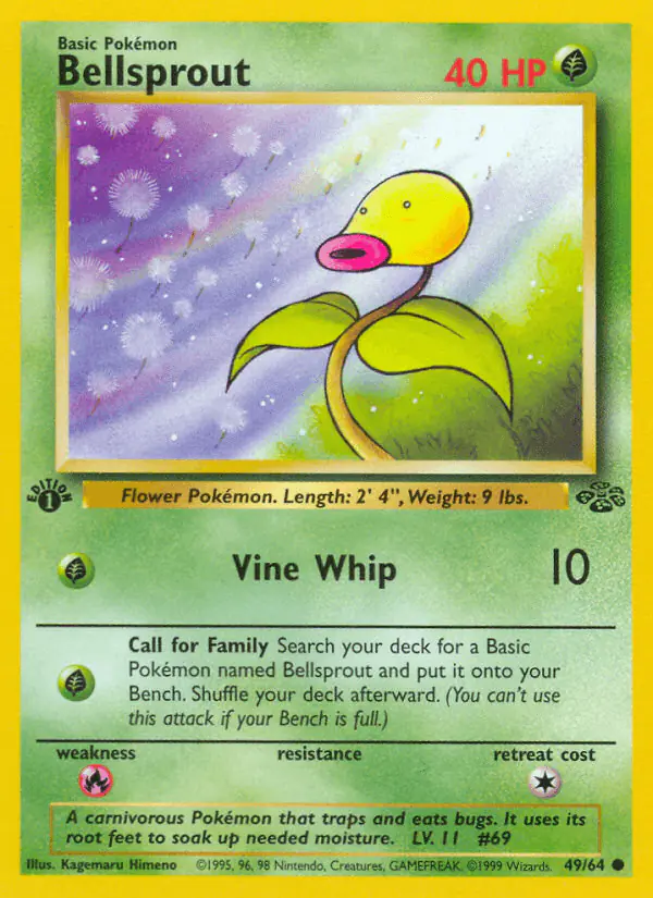 Carta Bellsprout 49/64 de Jungle