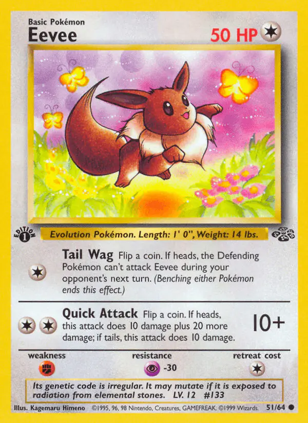 Carta Eevee 51/64 de Jungle