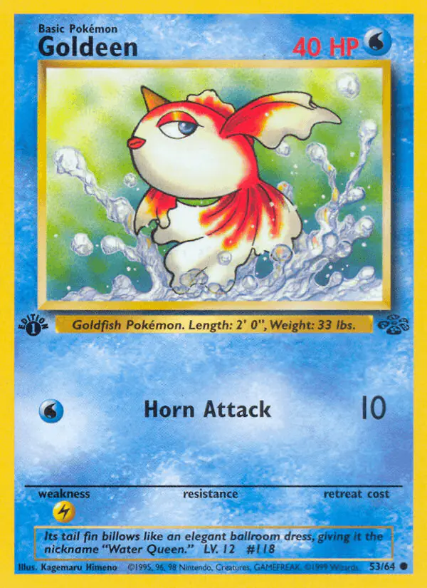Carta Goldeen 53/64 de Jungle