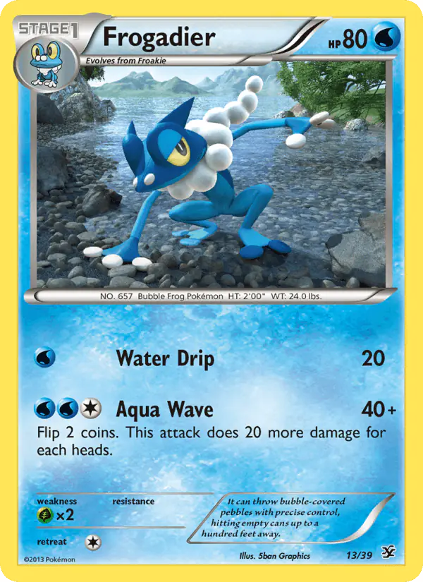 Carta Frogadier 13/39 de Kalos Starter Set