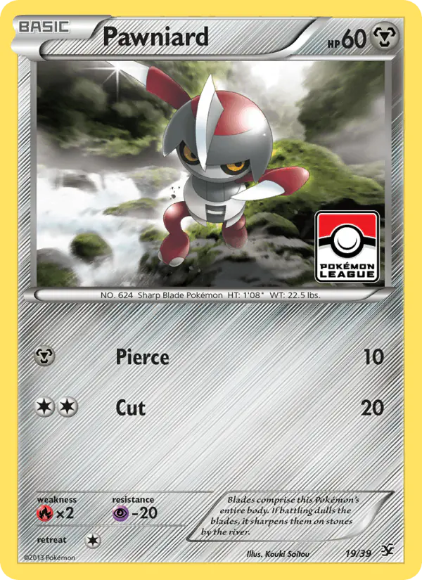 Carta Pawniard 19/39 de Kalos Starter Set