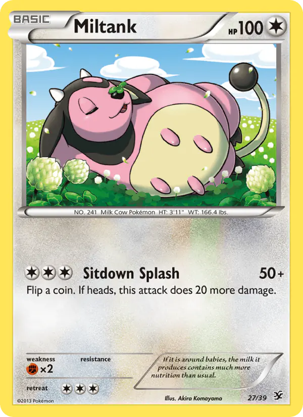 Carta Miltank 27/39 de Kalos Starter Set
