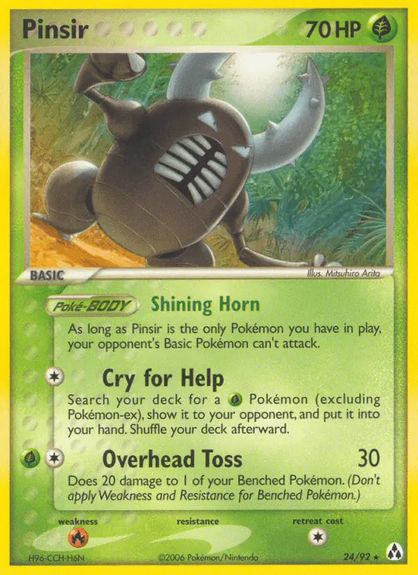 Carta Pinsir 24/92 de Legend Maker