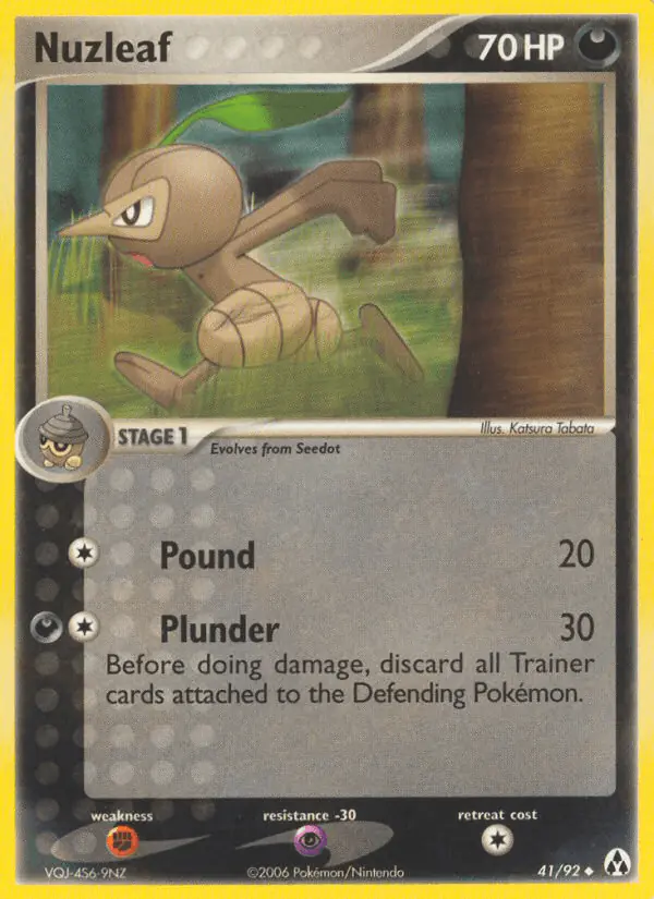 Carta Nuzleaf 41/92 de Legend Maker