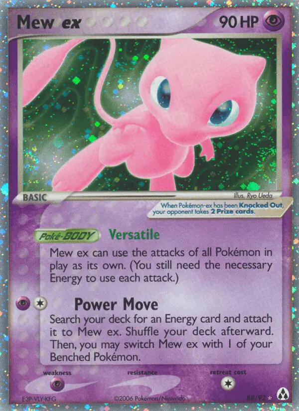 Carta Mew ex 88/92 de Legend Maker