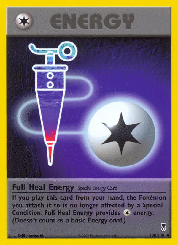 Carta Full Heal Energy 100/110 de Legendary Collection