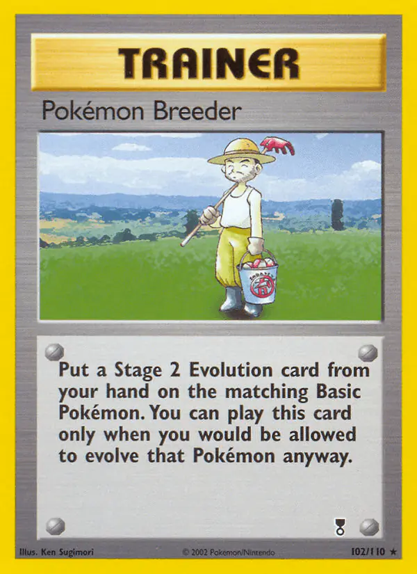 Carta Pokémon Breeder 102/110 de Legendary Collection
