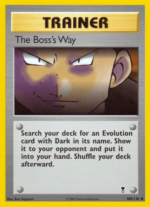 Carta The Boss's Way 105/110 de Legendary Collection