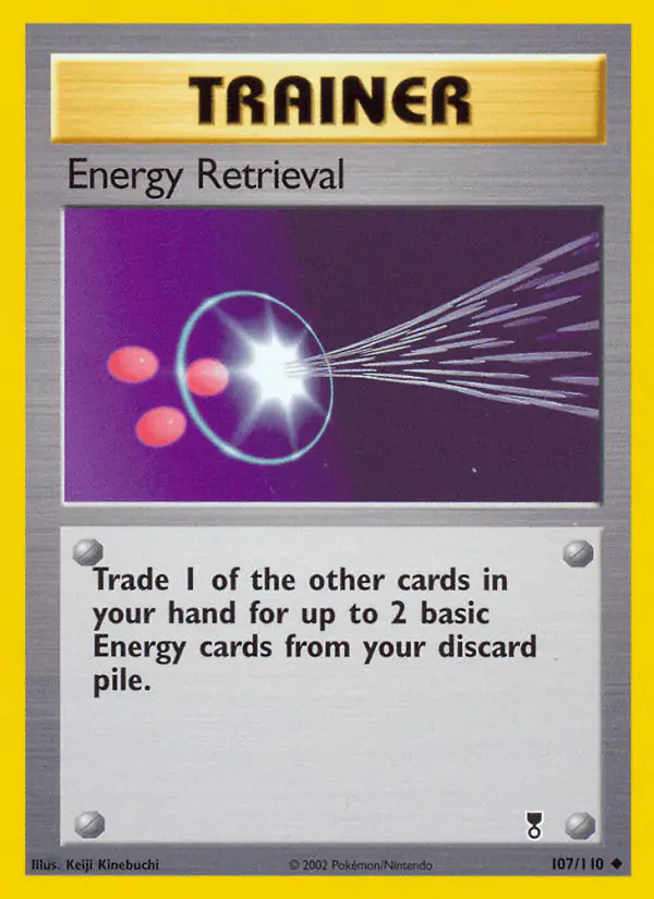 Carta Energy Retrieval 107/110 de Legendary Collection