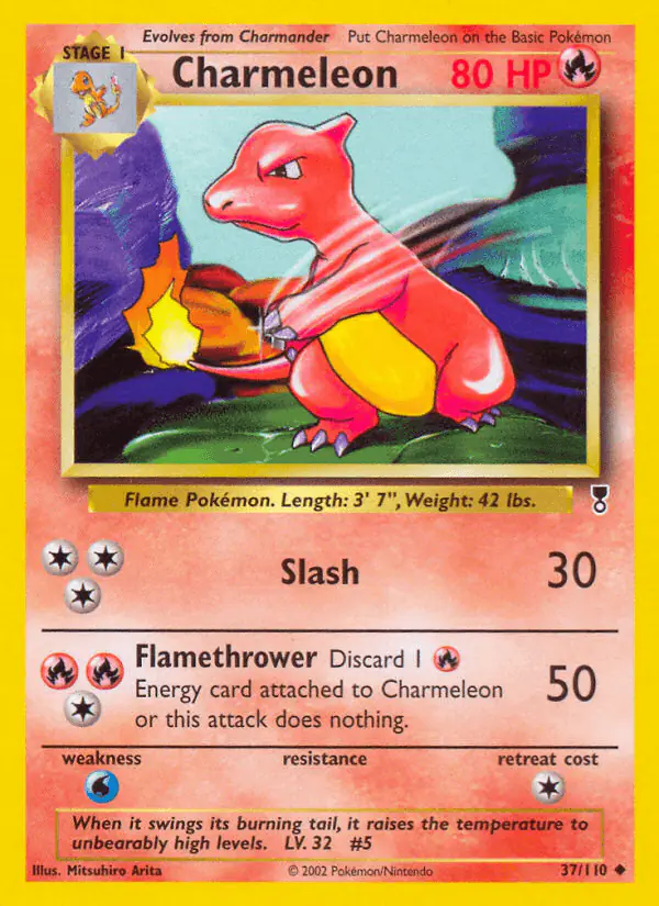 Carta Charmeleon 37/110 de Legendary Collection