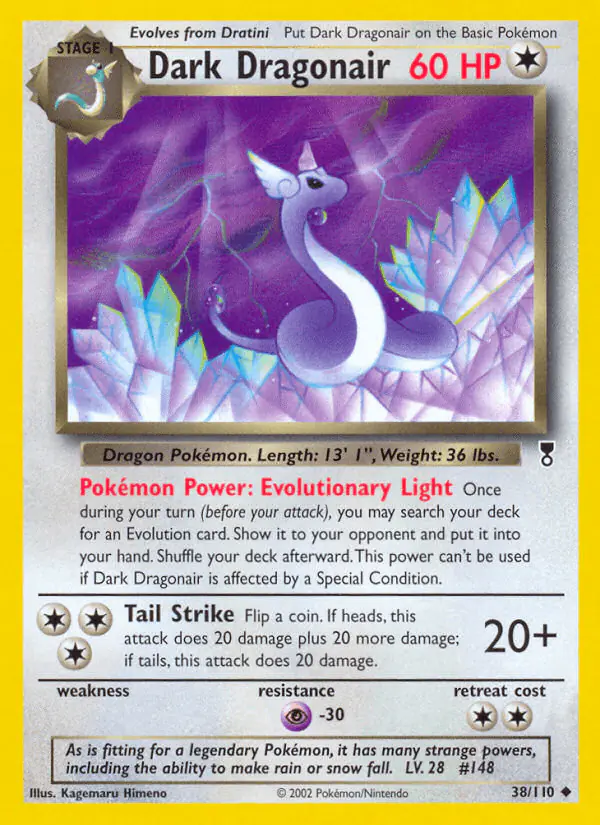 Carta Dark Dragonair 38/110 de Legendary Collection