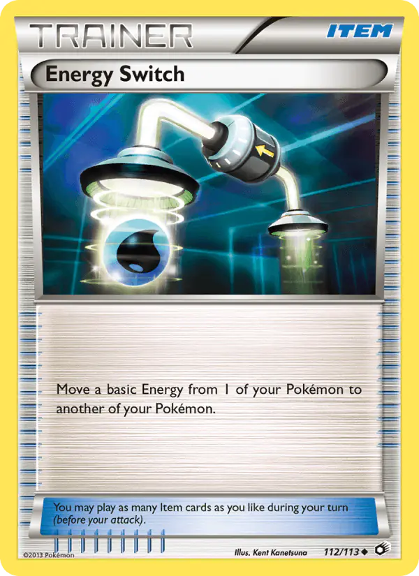 Carta Energy Switch 112/113 de Legendary Treasures