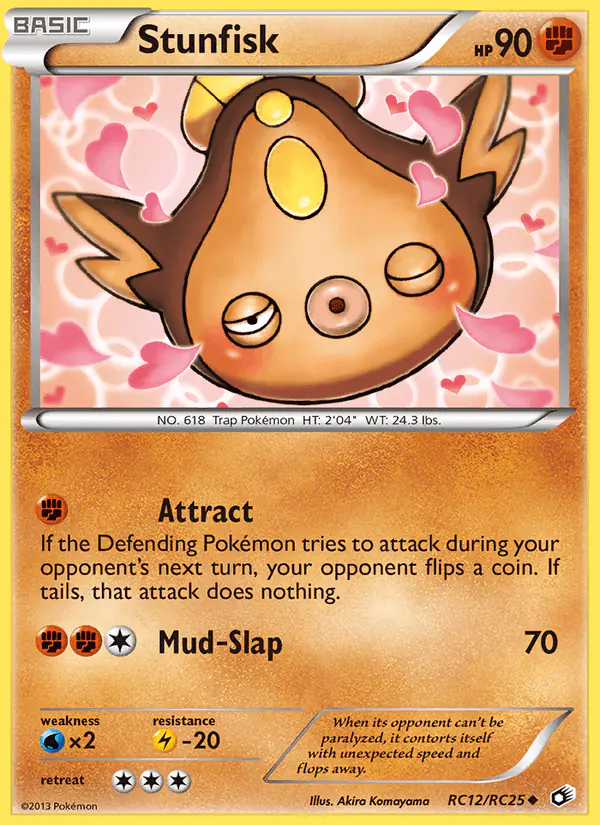 Carta Stunfisk RC12 de Legendary Treasures
