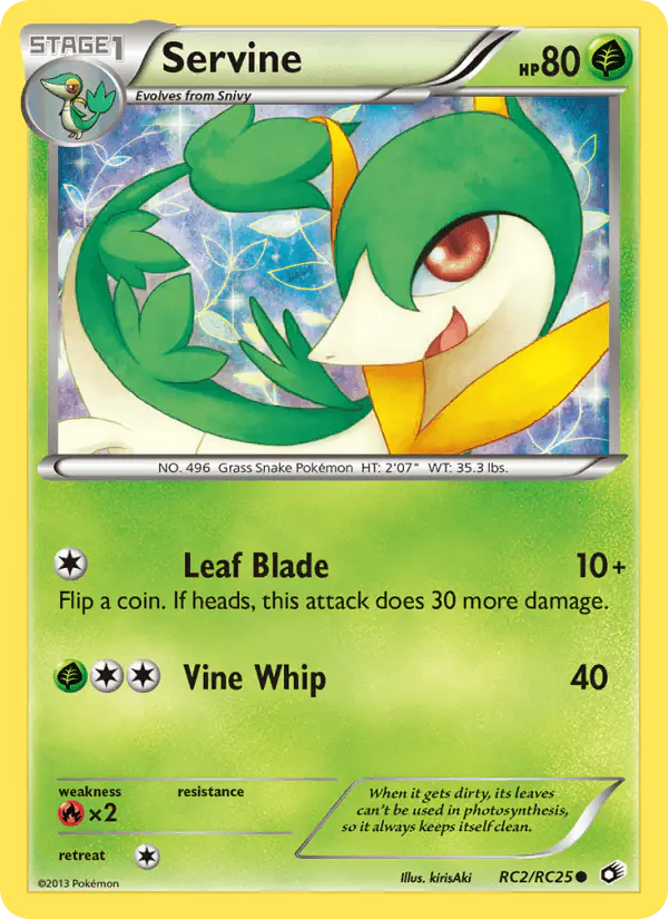 Carta Servine RC2 de Legendary Treasures