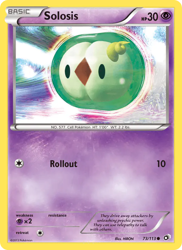 Carta Solosis 73/113 de Legendary Treasures