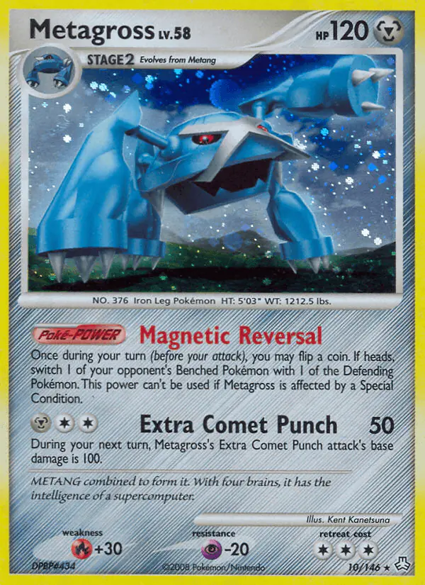 Carta Metagross 10/146 de Legends Awakened