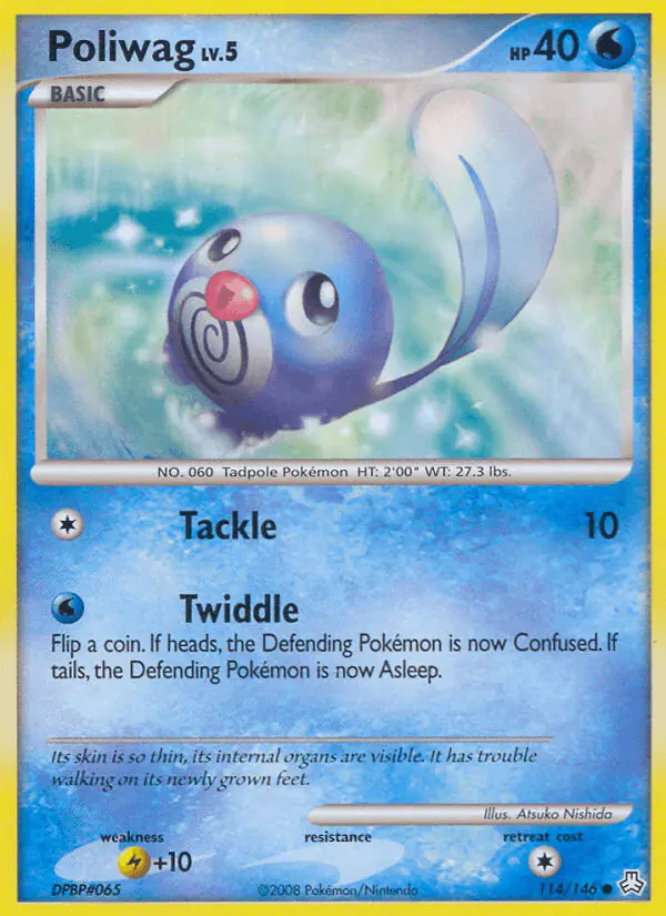 Carta Poliwag 114/146 de Legends Awakened