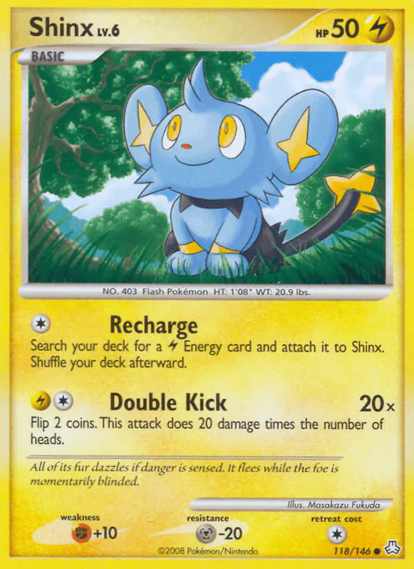 Carta Shinx 118/146 de Legends Awakened