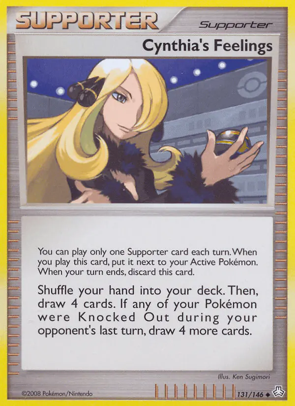 Carta Cynthia's Feelings 131/146 de Legends Awakened