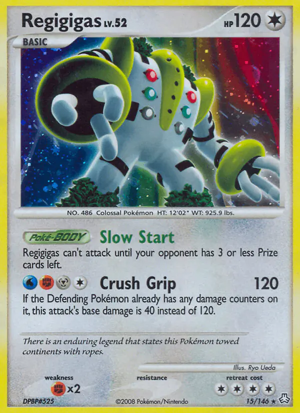 Carta Regigigas 15/146 de Legends Awakened