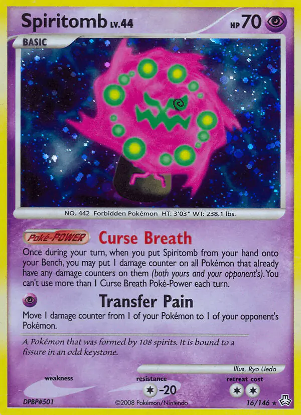 Carta Spiritomb 16/146 de Legends Awakened