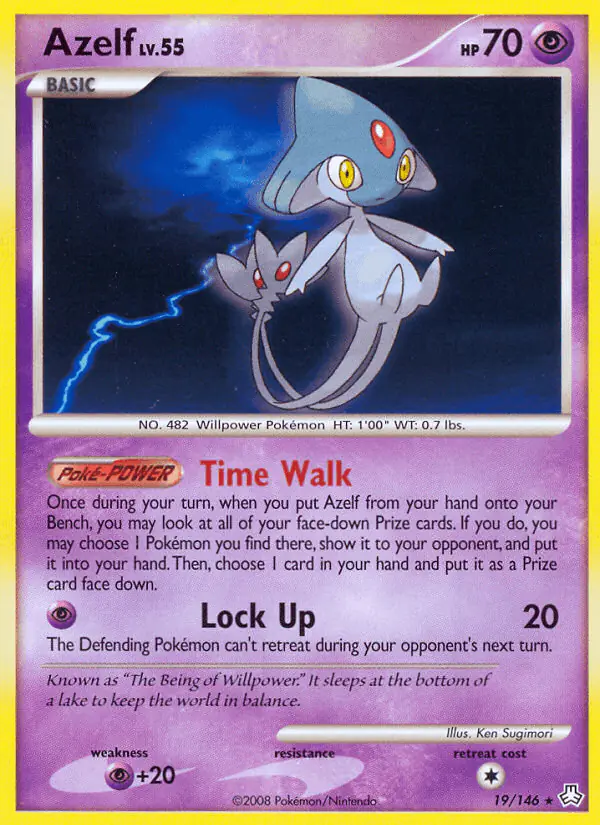 Carta Azelf 19/146 de Legends Awakened