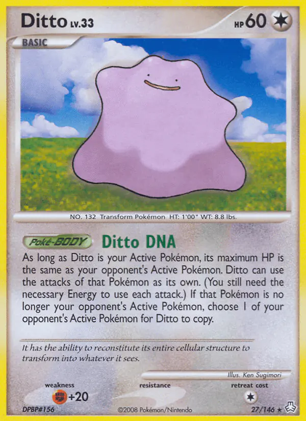 Carta Ditto 27/146 de Legends Awakened