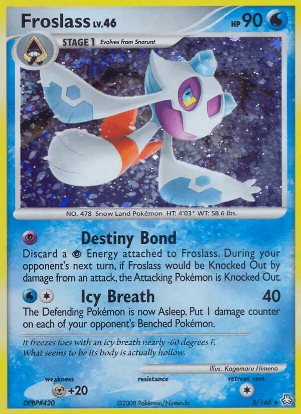 Carta Froslass 3/146 de Legends Awakened