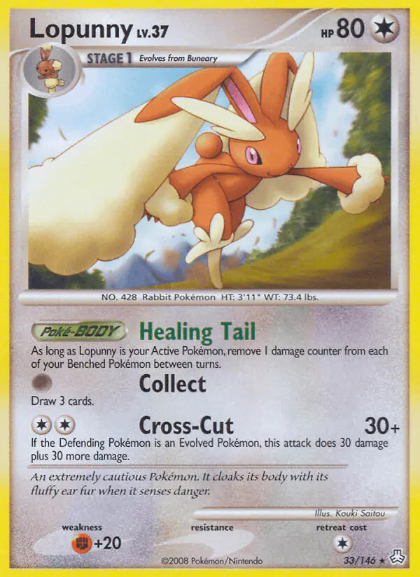 Carta Lopunny 33/146 de Legends Awakened