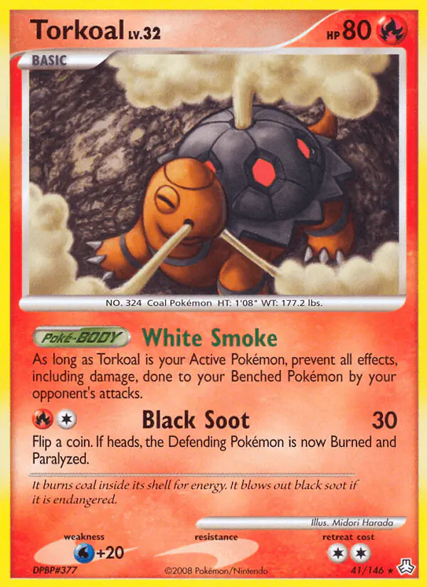 Carta Torkoal 41/146 de Legends Awakened