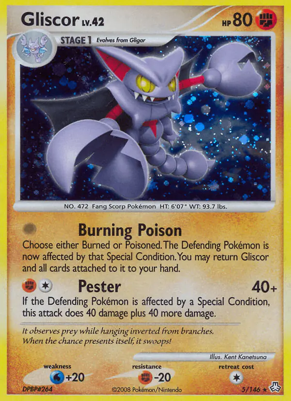 Carta Gliscor 5/146 de Legends Awakened