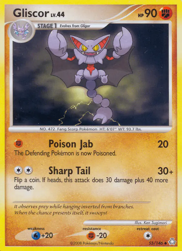 Carta Gliscor 55/146 de Legends Awakened