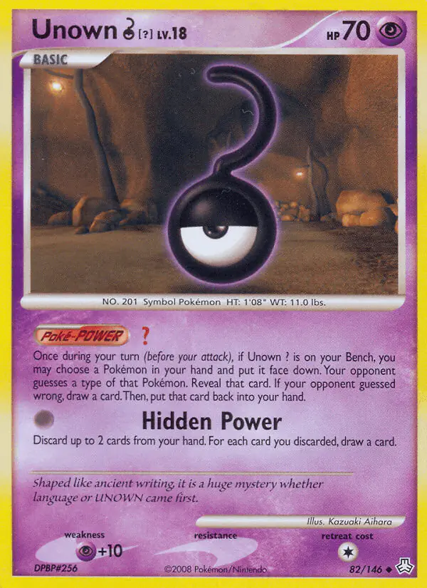 Carta Unown ? 82/146 de Legends Awakened