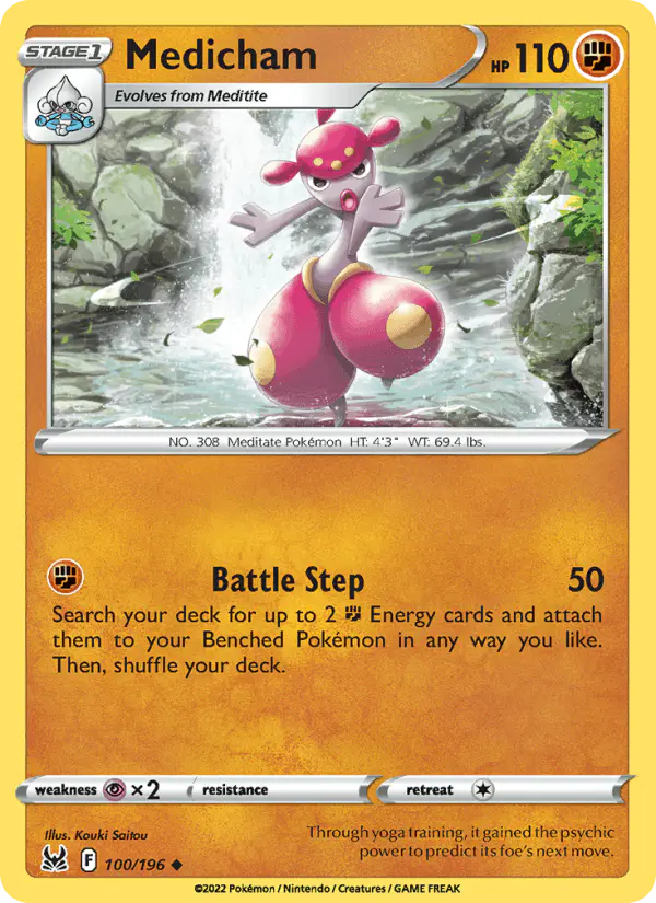Carta Medicham 100/196 de Lost Origin