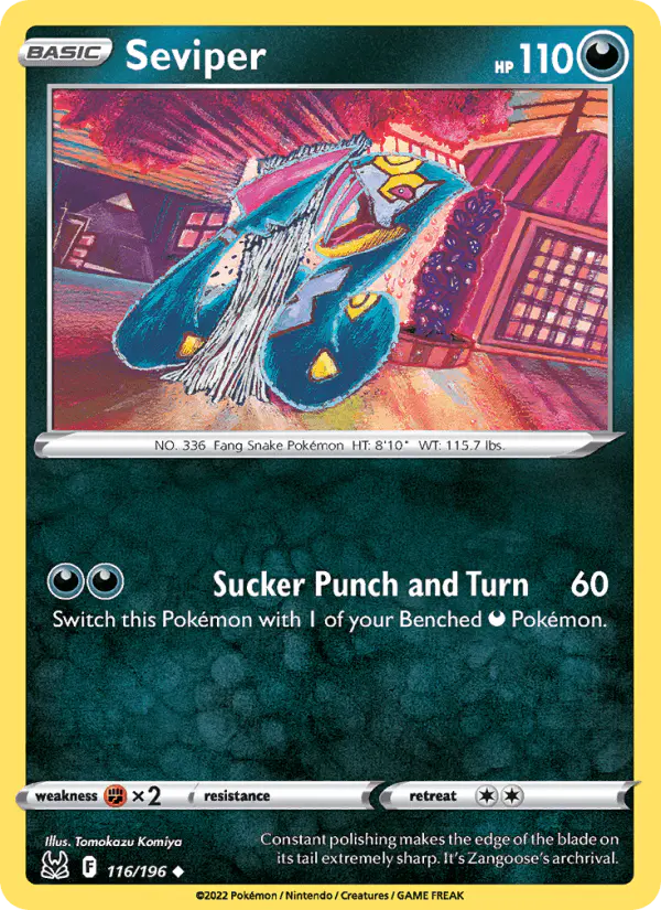 Carta Seviper 116/196 de Lost Origin