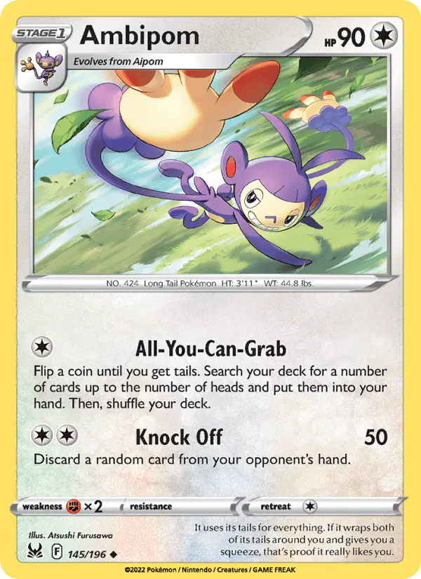 Carta Ambipom 145/196 de Lost Origin