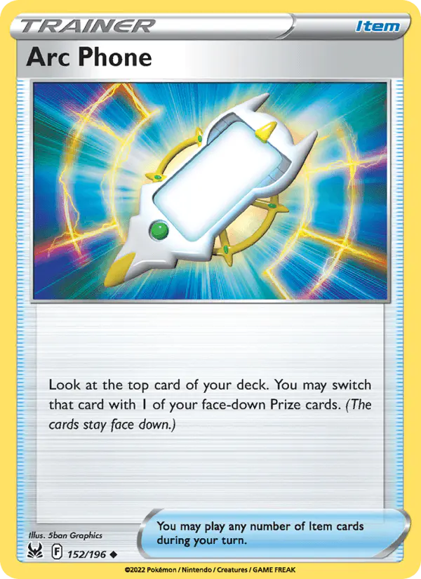 Carta Arc Phone 152/196 de Lost Origin