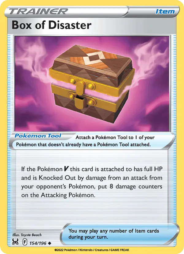 Carta Box of Disaster 154/196 de Lost Origin