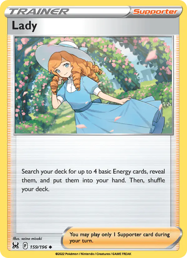 Carta Lady 159/196 de Lost Origin