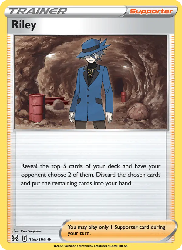 Carta Riley 166/196 de Lost Origin