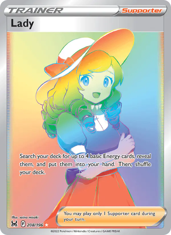 Carta Lady 208/196 de Lost Origin