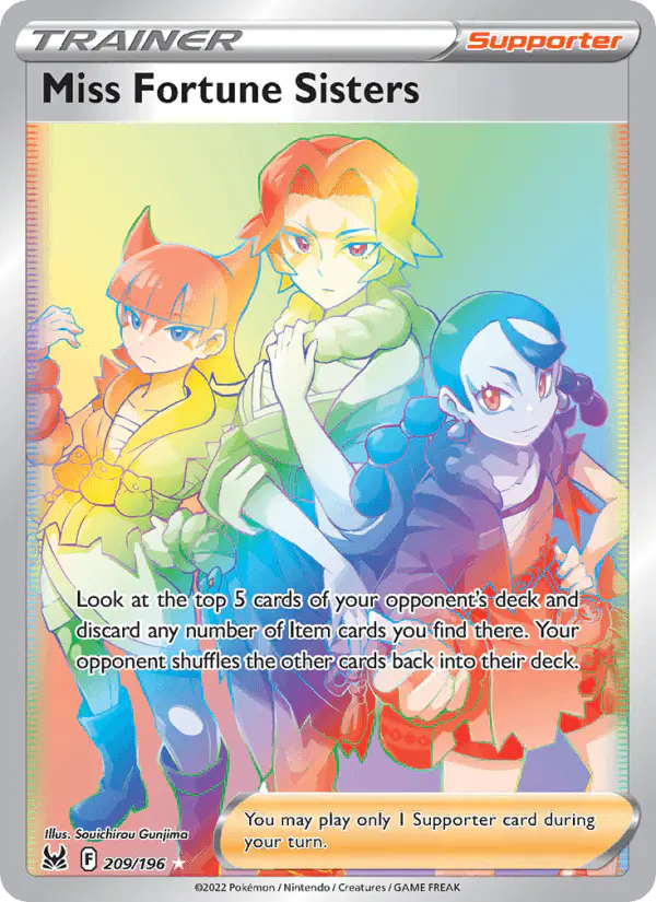Carta Miss Fortune Sisters 209/196 de Lost Origin