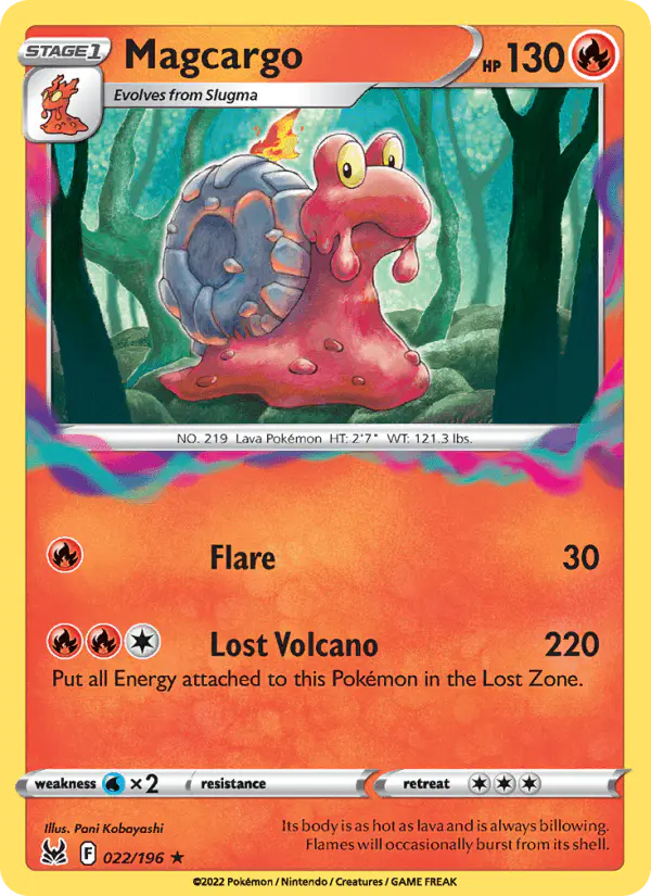 Carta Magcargo 022/196 de Lost Origin