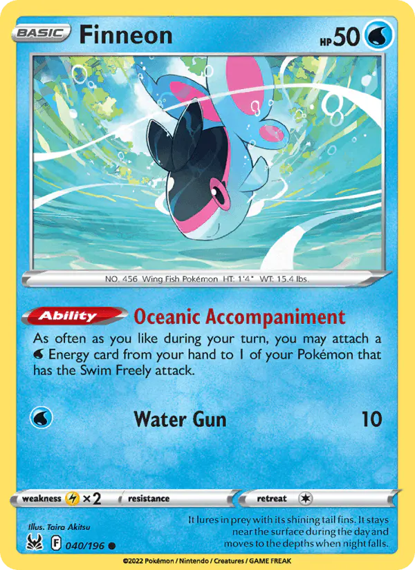 Carta Finneon 040/196 de Lost Origin