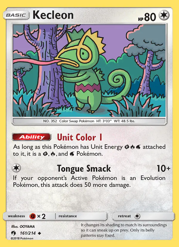 Carta Kecleon 161/214 de Lost Thunder