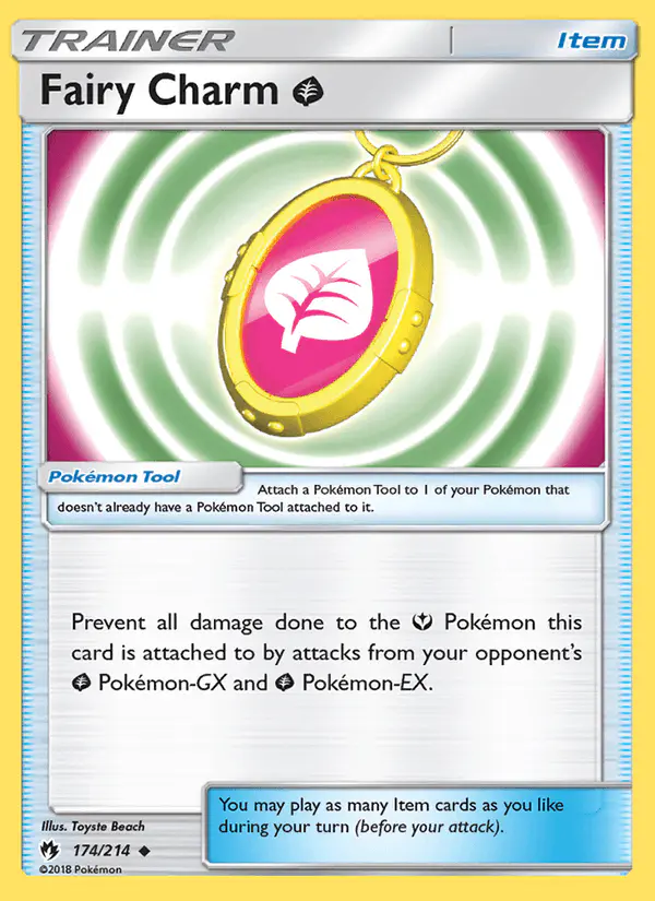 Carta Fairy Charm Grass 174/214 de Lost Thunder