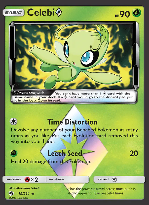 Carta Celebi ◇ 19/214 de Lost Thunder